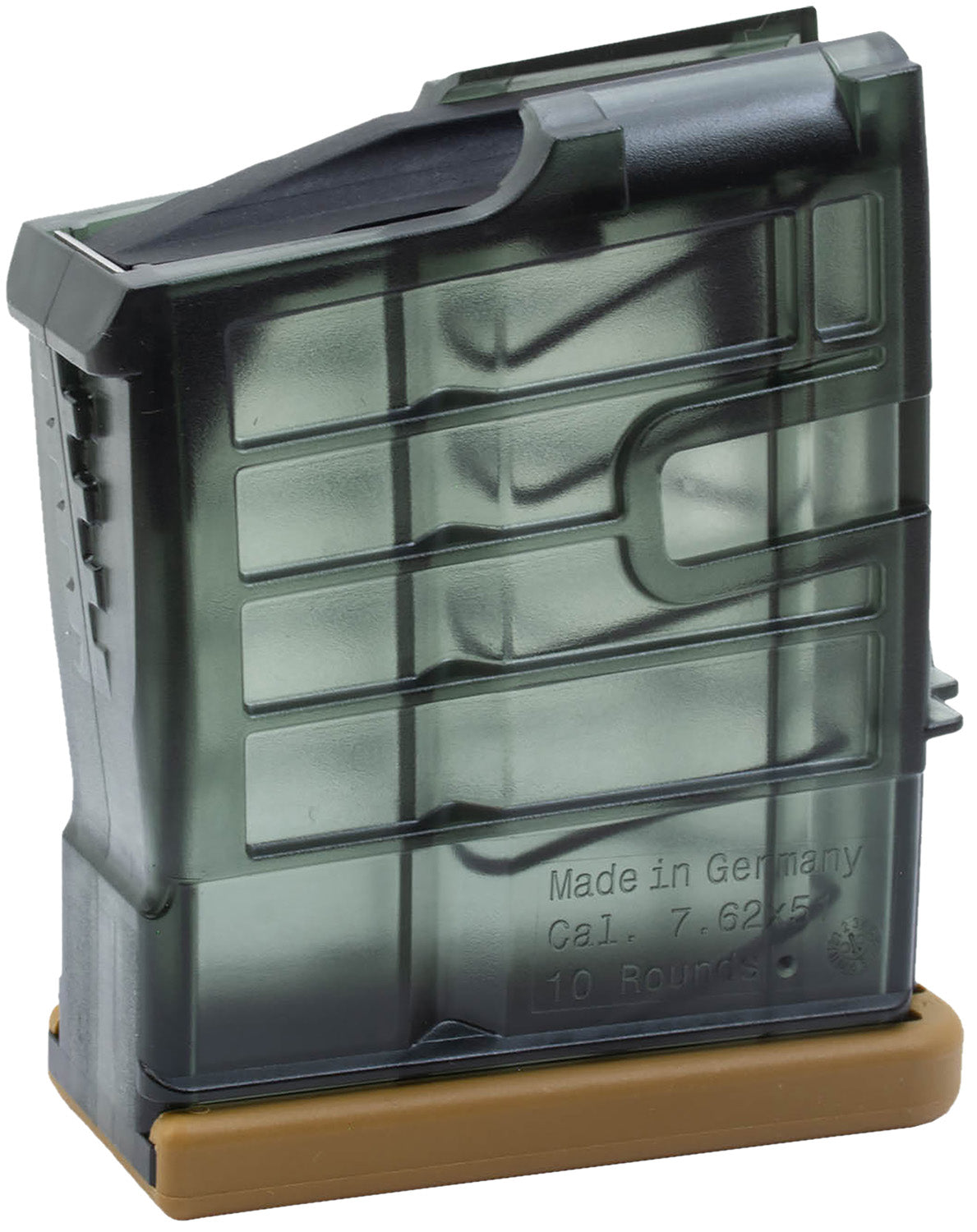 H&K 417 7.62mm 10rd Clear Smoke Polymer Rifle Magazine
