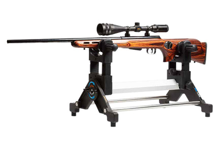 Lyman 7832280 Revolution HD Heavy-Duty Gun Vise 180-Degree Rotation Black/Silver