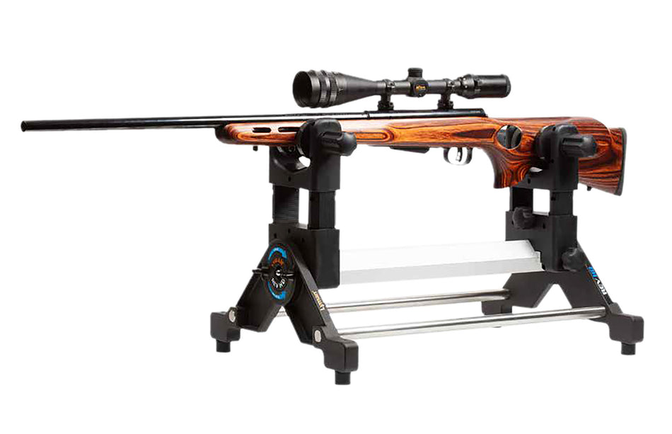 Lyman 7832280 Revolution HD Heavy-Duty Gun Vise 180-Degree Rotation Black/Silver
