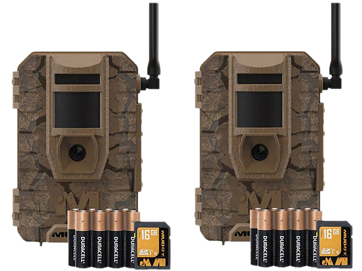 Muddy Mitigator Cellular Trail Camera 2 Pack 24MP MUDMTGTRK2PK