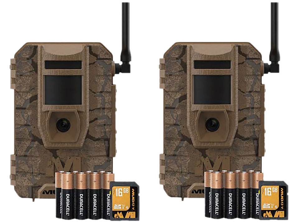 Muddy Mitigator Cellular Trail Camera 2 Pack 24MP MUDMTGTRK2PK