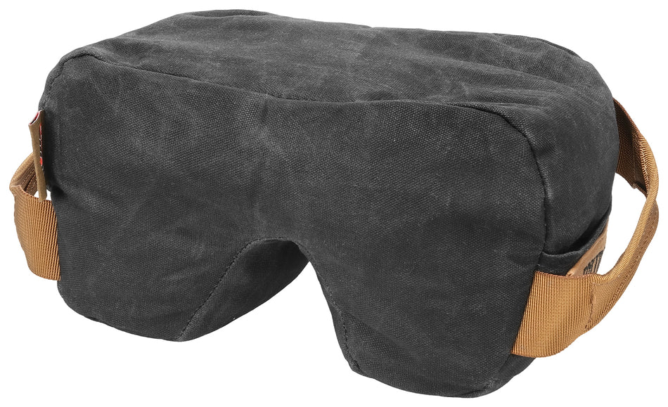 Birchwood Casey Steady-Shot Foxtrot Heavyweight Black Waxed Canvas Rear Bag for Shooting Support