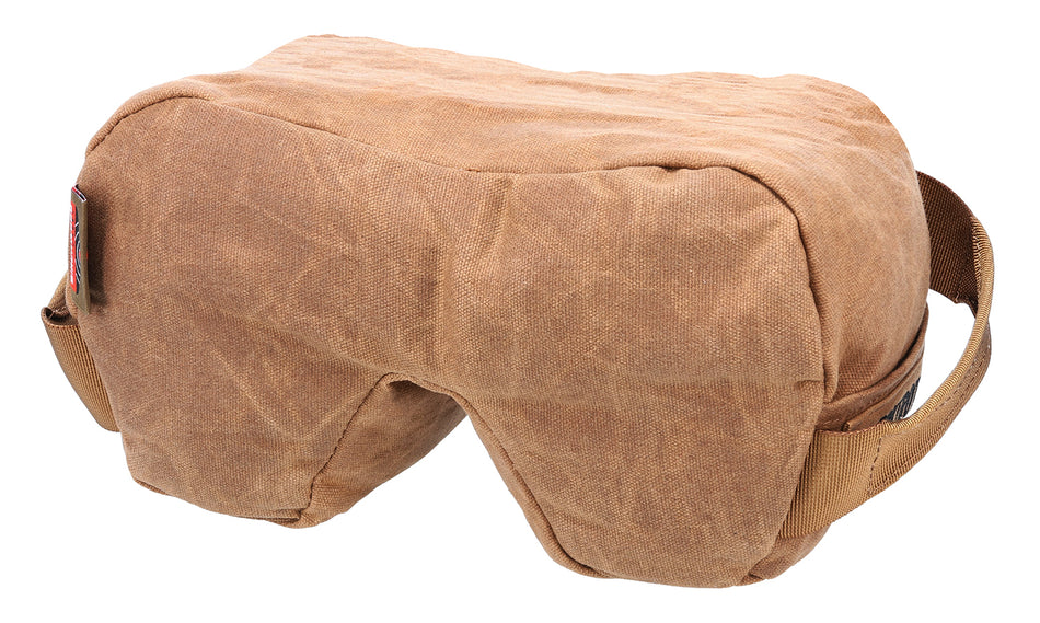 Birchwood Casey Steady-Shot Foxtrot Ultralight Tan Waxed Canvas Rear Bag for Shooting Support