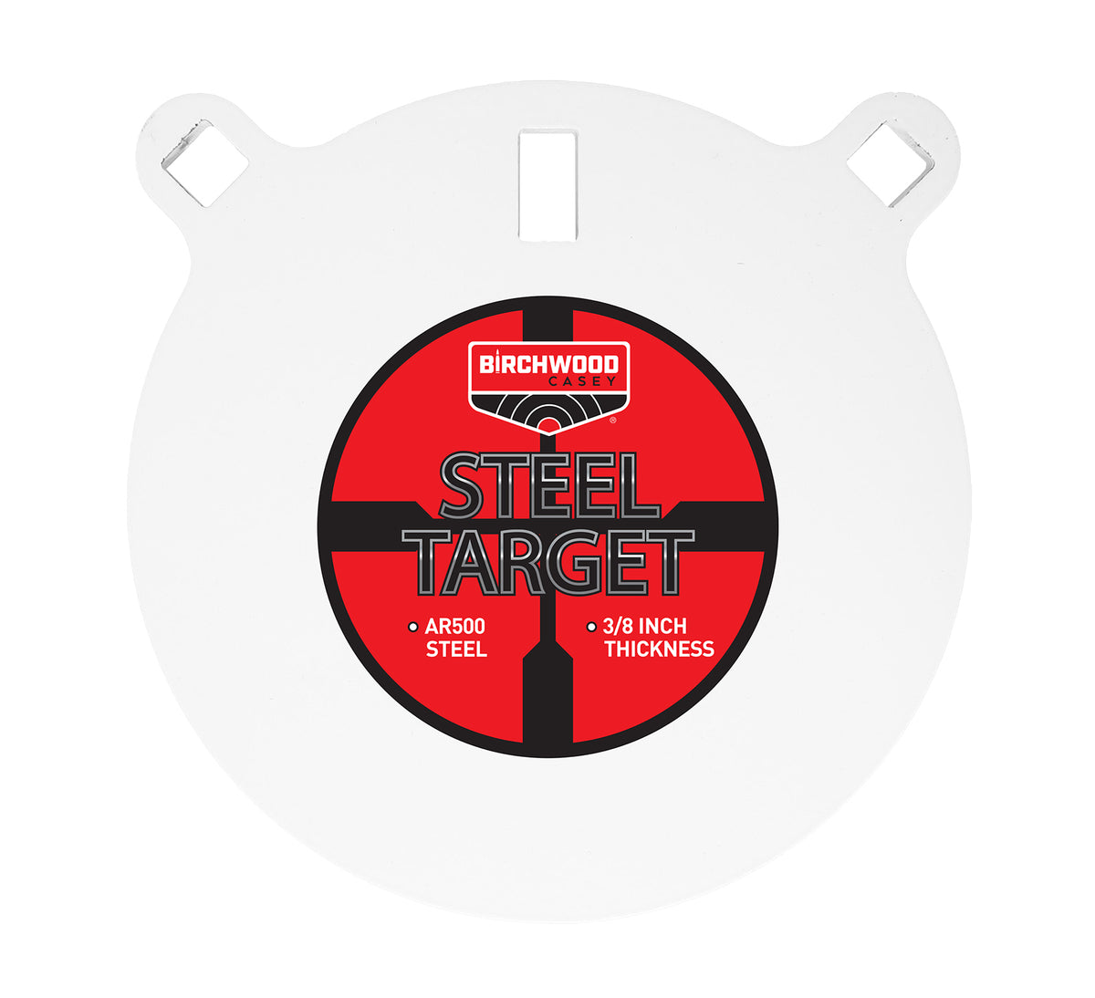 Birchwood Casey BC-RND8-38 8" Round AR500 Steel Gong Target 3/8" Thick