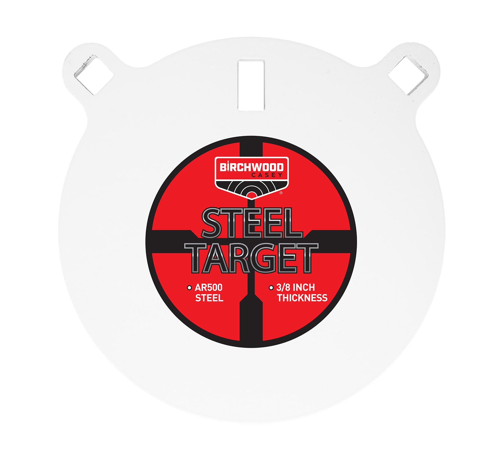 Birchwood Casey BC-RND8-38 8" Round AR500 Steel Gong Target 3/8" Thick
