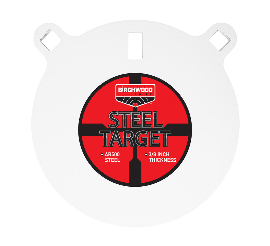 Birchwood Casey BC-RND8-38 8" Round AR500 Steel Gong Target 3/8" Thick