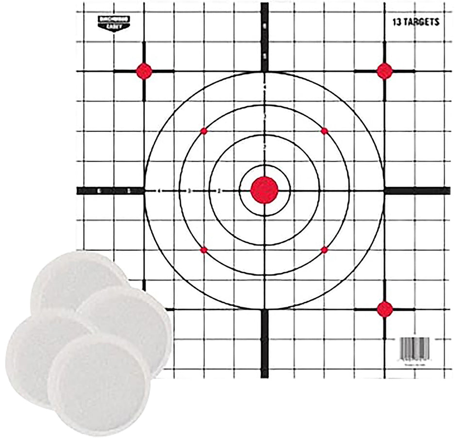 Birchwood Casey BC-37216T EZE-Scorer Thermal Target Sight-In Paper 12" x 12" with Thermal Signatures