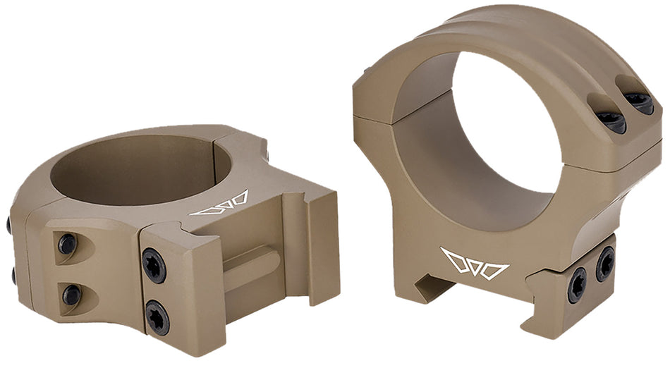 Warne HyperLite 8501DE 1" Tube Dark Earth Cerakote MagnaFusion Alloy Scope Rings Maxima/Weaver/Picatinny