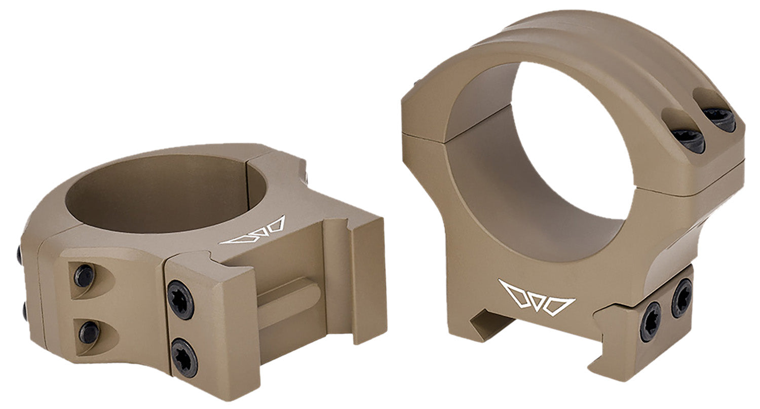 Warne HyperLite 8502DE 1" Tube Dark Earth Cerakote MagnaFusion Alloy Scope Rings Maxima/Weaver/Picatinny