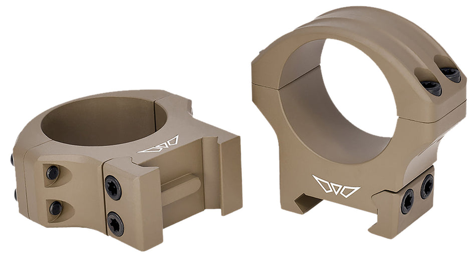 Warne HyperLite 8502DE 1" Tube Dark Earth Cerakote MagnaFusion Alloy Scope Rings Maxima/Weaver/Picatinny