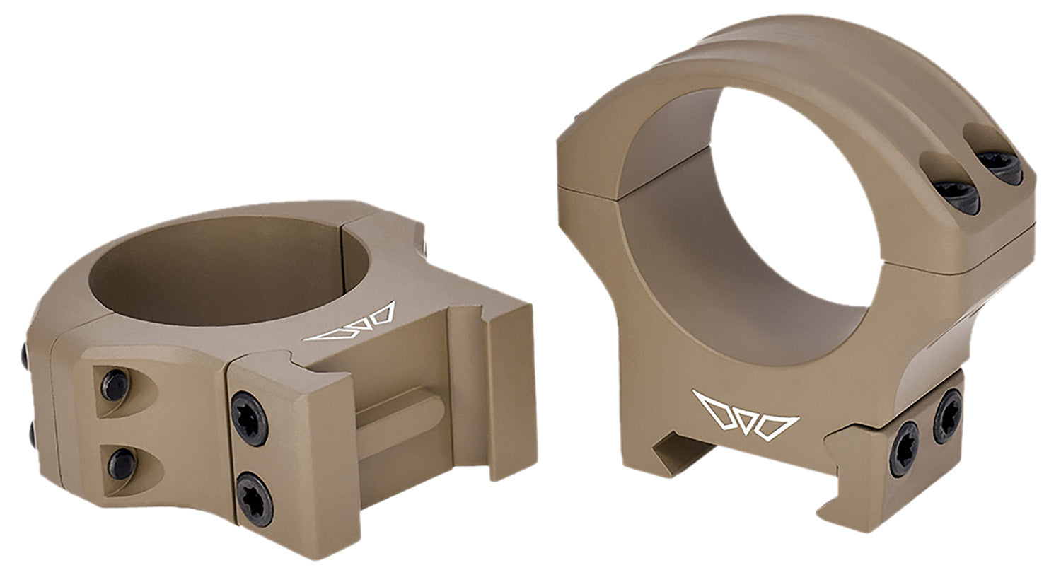 Warne HyperLite 8513DE 30mm Tube Dark Earth Cerakote MagnaFusion Alloy Scope Rings Maxima/Weaver/Picatinny