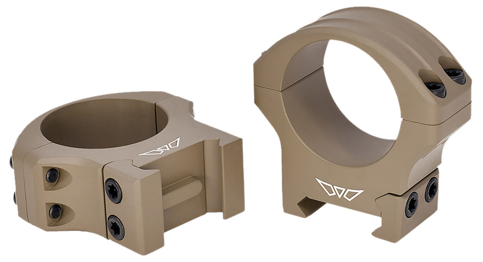 Warne HyperLite 8513DE 30mm Tube Dark Earth Cerakote MagnaFusion Alloy Scope Rings Maxima/Weaver/Picatinny