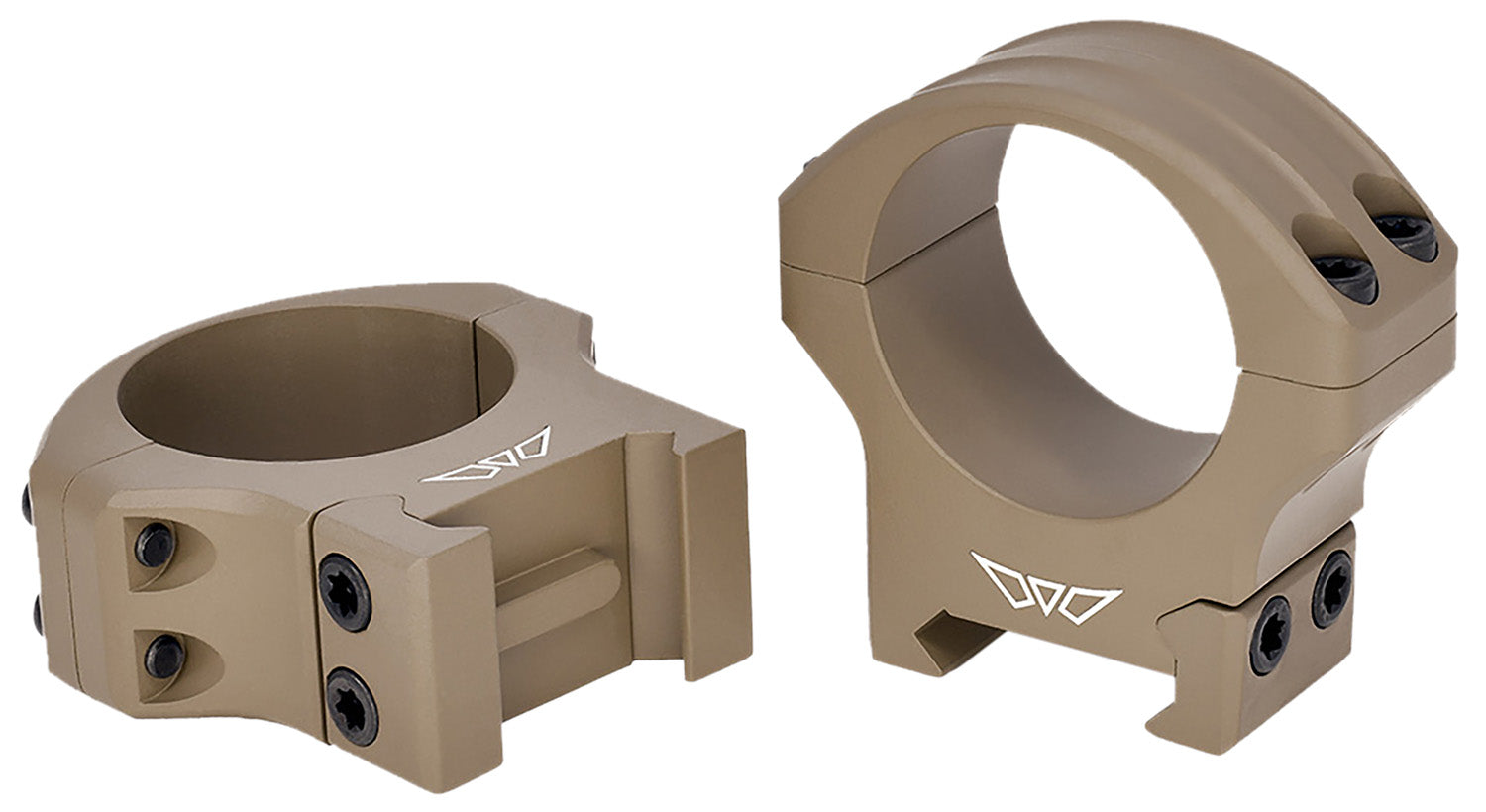 Warne HyperLite 8522DE 34mm Tube Dark Earth Cerakote MagnaFusion Alloy Scope Rings Picatinny/Weaver/Maxima