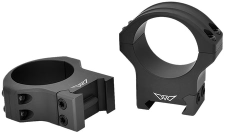 Warne Maxima Horizontal 522M 34mm Tube Matte Black Steel High Scope Rings Picatinny/Weaver
