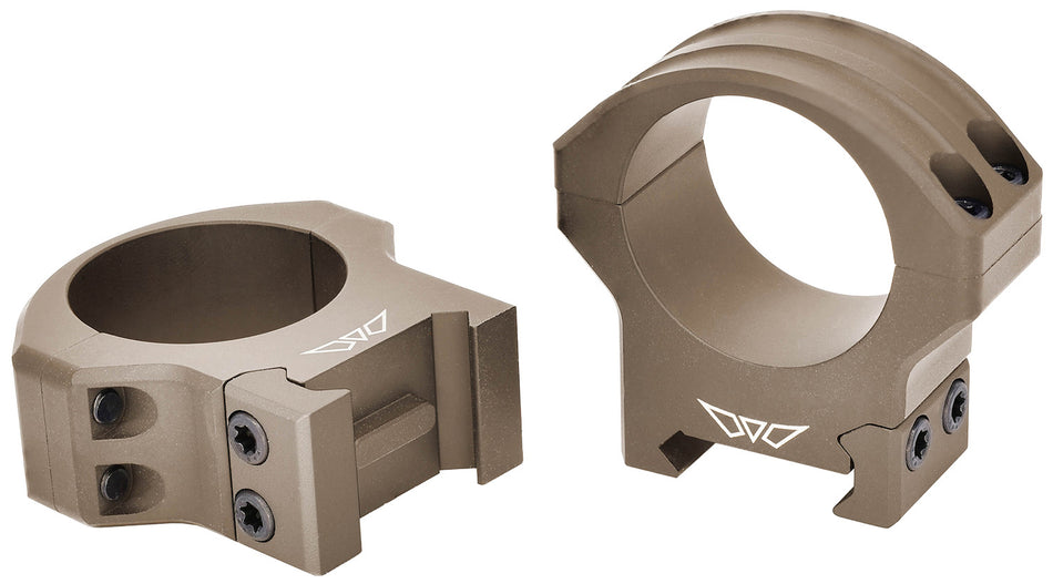 Warne HyperLite 8501TM 1" Tube Dark Earth Cerakote MagnaFusion Alloy Scope Rings Picatinny/Weaver/Maxima Tikka