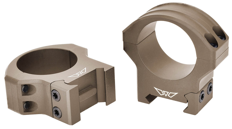 Warne HyperLite 8502TM 1" Tube Dark Earth Cerakote MagnaFusion Alloy Scope Rings Picatinny/Weaver/Maxima Tikka