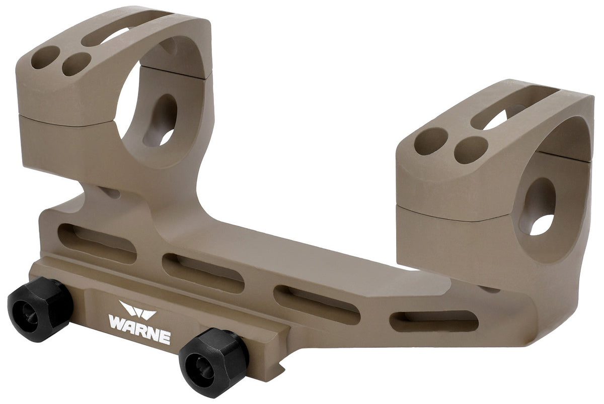 Warne LRSKEL34DE LR-SKEL Cantilever Mount Combo Dark Earth 34mm Tube 20 MOA MSR