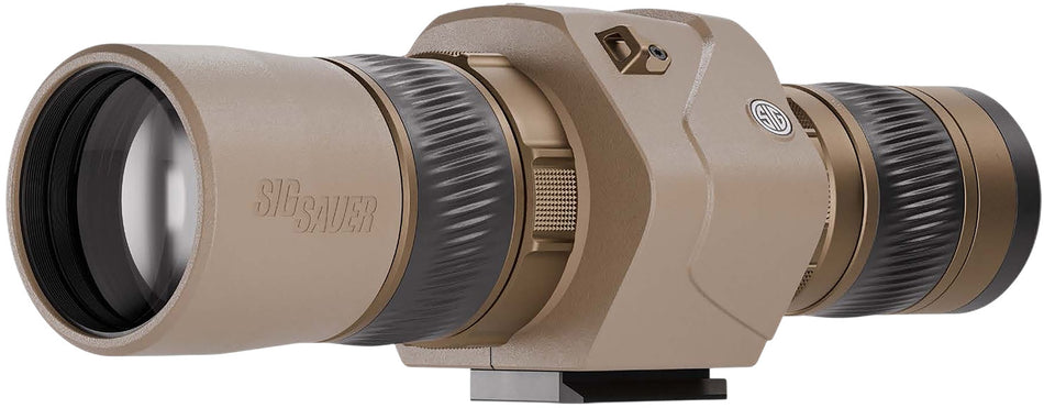 Sig Sauer Electro-Optics SOO62001 OSCAR6 HDX Pro 16-32x60mm Spotting Scope FDE Magnesium