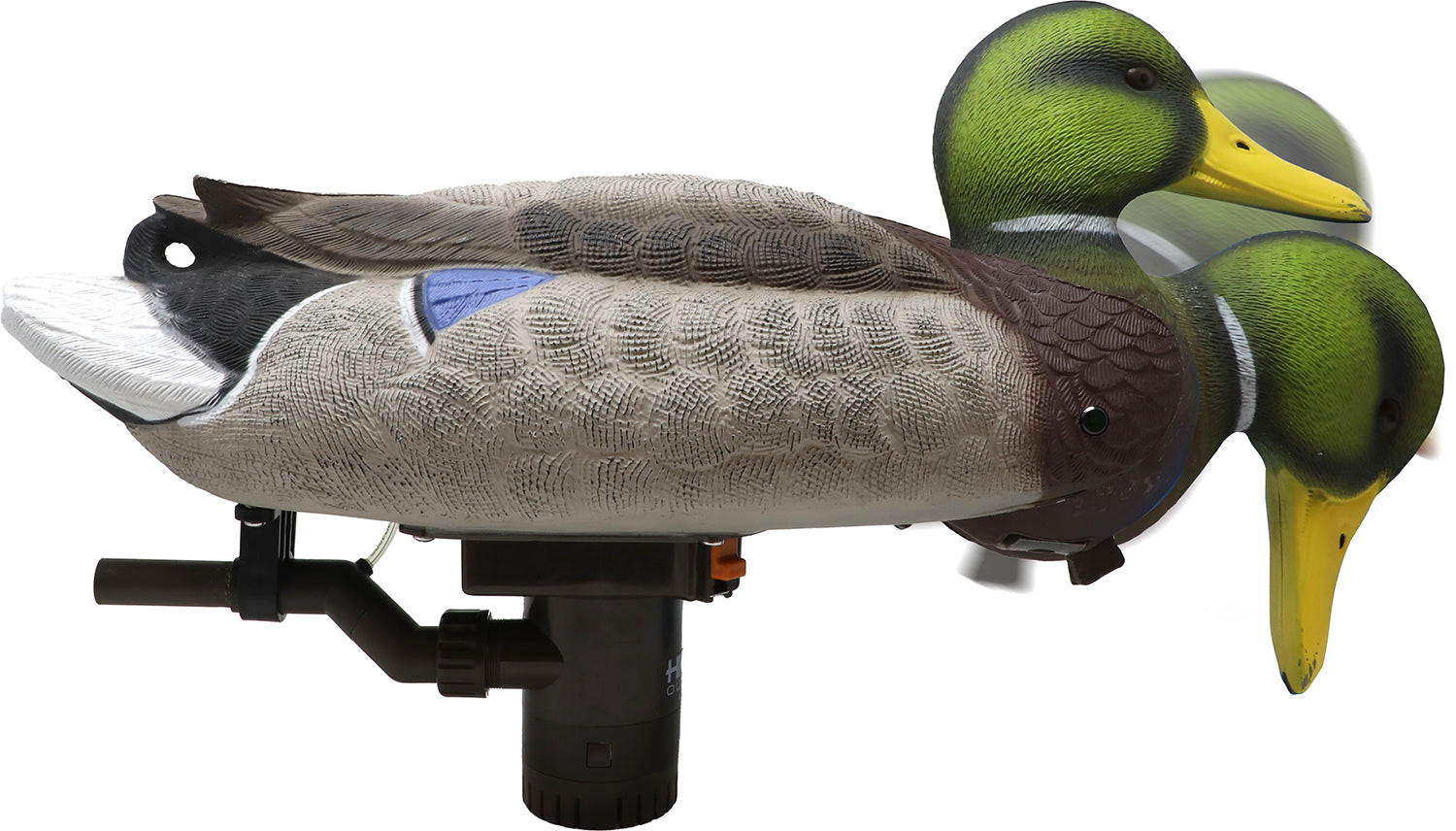Higdon Pro Mallard Drake Battleship Swimmer Foam Filled Motion Duck Decoy Multi-Color