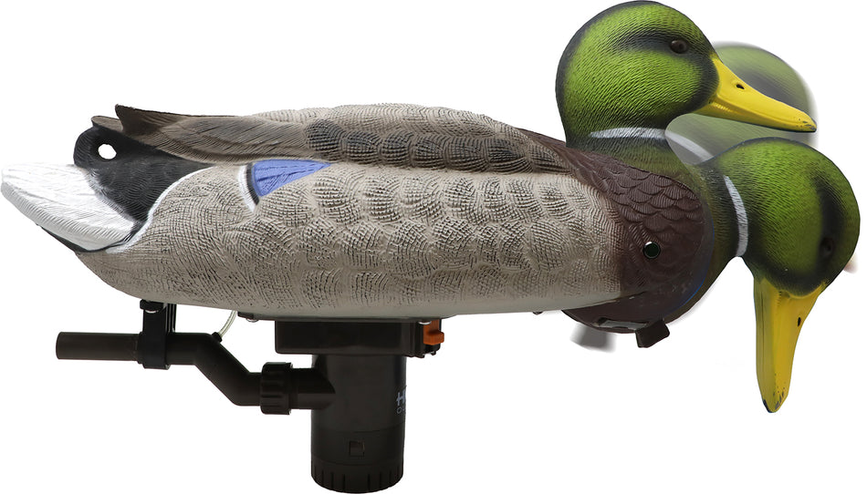 Higdon Pro Mallard Drake Battleship Swimmer Foam Filled Motion Duck Decoy Multi-Color