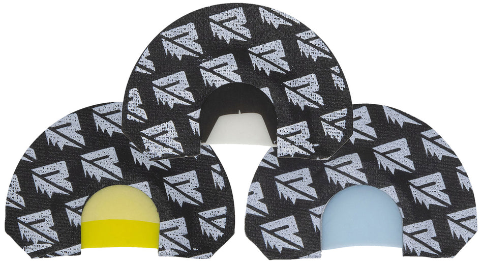 Riven Elk Mouth Call 3-Pack – Black & White Diaphragms, Model 65240