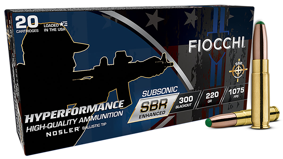 Fiocchi Hyperformance SBR Enhanced  300 AAC Blackout 220 Gr PolyTip