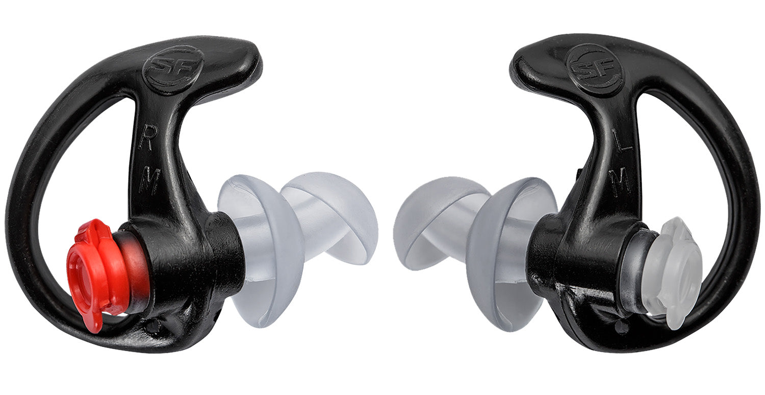 SureFire EP3 Sonic Defenders EP3MPR 24 dB Flanged Black Polymer Earplugs