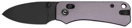Civivi Baby Banter 2 Folding Knife 2.34" Drop Point Nitro-V Steel Blade Purple Textured Aluminum Handle