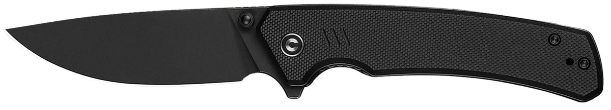 Civivi Merit Folding Knife 3.28" Drop Point 14C28N Steel Blade Black G10 Handle with Pocket Clip