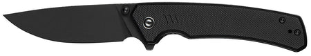 Civivi Merit Folding Knife 3.28" Drop Point 14C28N Steel Blade Black G10 Handle with Pocket Clip