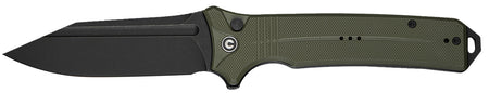 Civivi Neurohaptic EDC Folding Knife 3.74" Clip Point Nitro-V Steel Blade OD Green G10 Handle with Pocket Clip