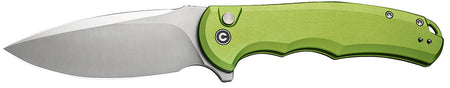 Civivi C18026E-3 Praxis Folding Knife 3.75" Drop Point Satin Nitro-V Blade, Lime Green Aluminum Handle