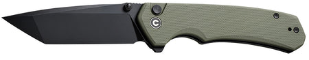 Civivi C19059C-2 Brazen Folding Knife 3.46" Black D2 Steel Blade, OD Green Textured G10 Handle