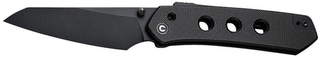 Civivi Vision FG Folding Knife 3.54" Tanto Black Nitro-V Steel, Black G10 Handle