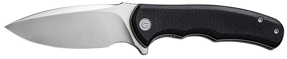 Civivi Mini Praxis Folding Knife 2.98" Drop Point Satin D2 Steel, Black G10 Handle
