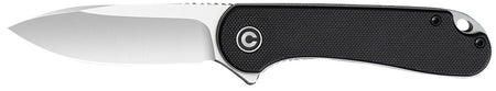Civivi Elementum Folding Knife 2.96" Satin D2 Steel Blade, Black G10 Handle