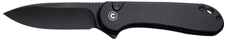 Civivi Elementum II EDC Folding Knife 2.96" Drop Point Stonewashed Nitro-V Steel, Black G10 Handle