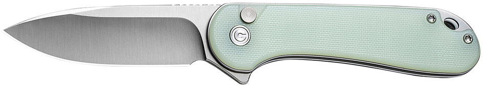 Civivi Elementum II EDC Folding Knife 2.96" Drop Point Satin Nitro-V Steel, Natural G10 Handle