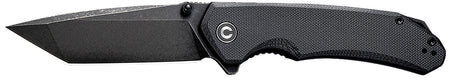 Civivi C2023C Brazen Folding Knife 3.46" Tanto D2 Steel Black Stonewashed Blade Black G10 Handle Liner Lock