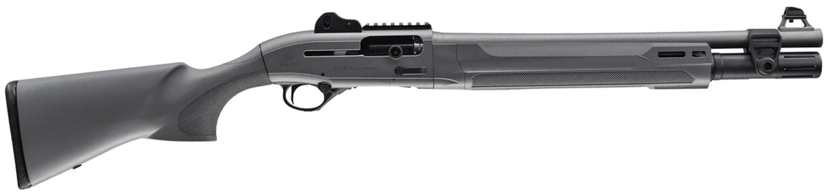 Beretta USA J131M2CTT187GR 1301 Tactical C Mod 2 12 Gauge Semi-Auto Shotgun, 18.5" Chrome-Lined Barrel, Gray Textured Stock