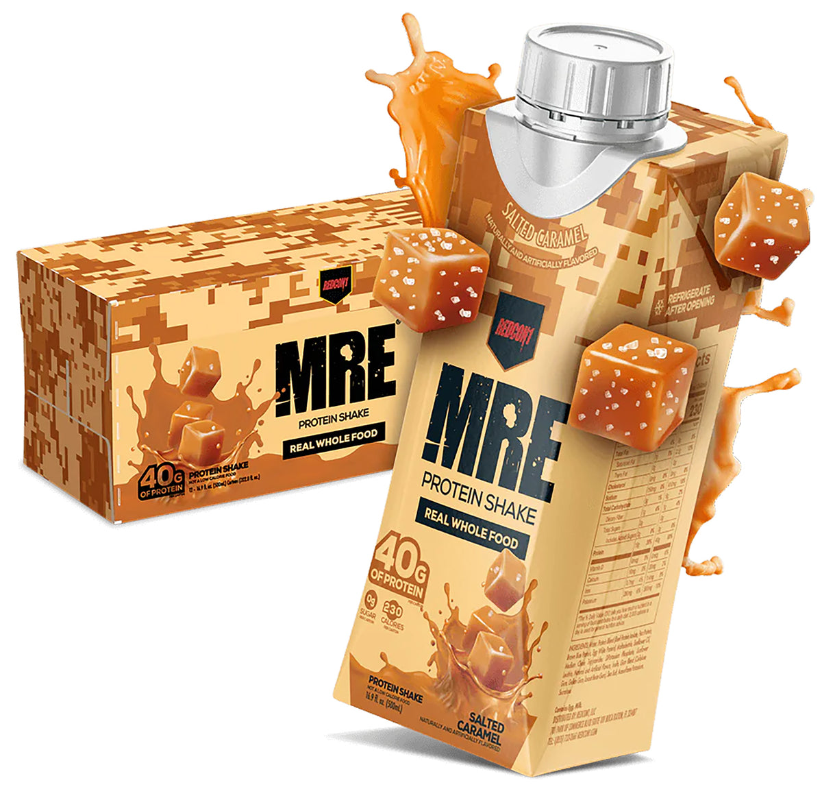 Redcon1 MRE RTD Salted Caramel Protein Shake 12-Pack