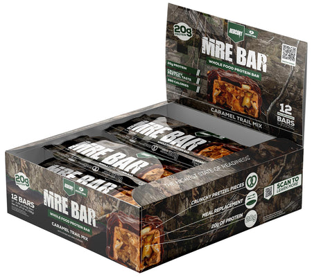 Redcon1 MRE Whole Food Protein Bar Caramel Trail Mix 12-Pack