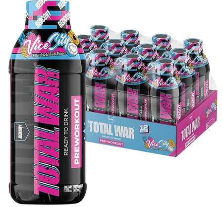 Redcon1 Total War Ready-to-Drink Pre-Workout Vice City 12-Pack