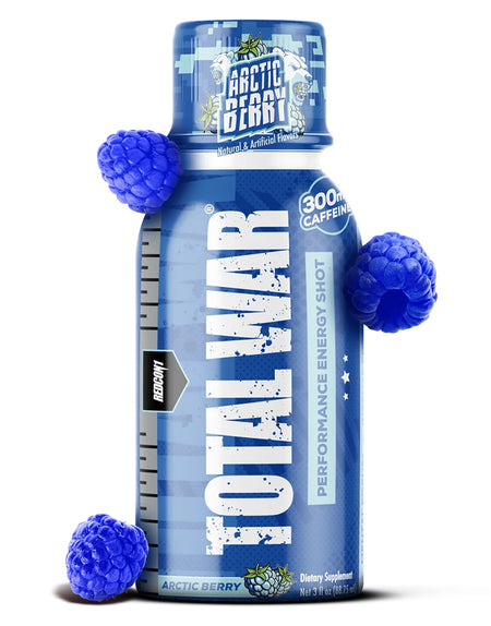 Redcon1 Total War Arctic Berry Pre-Workout Energy Shot 12-Pack