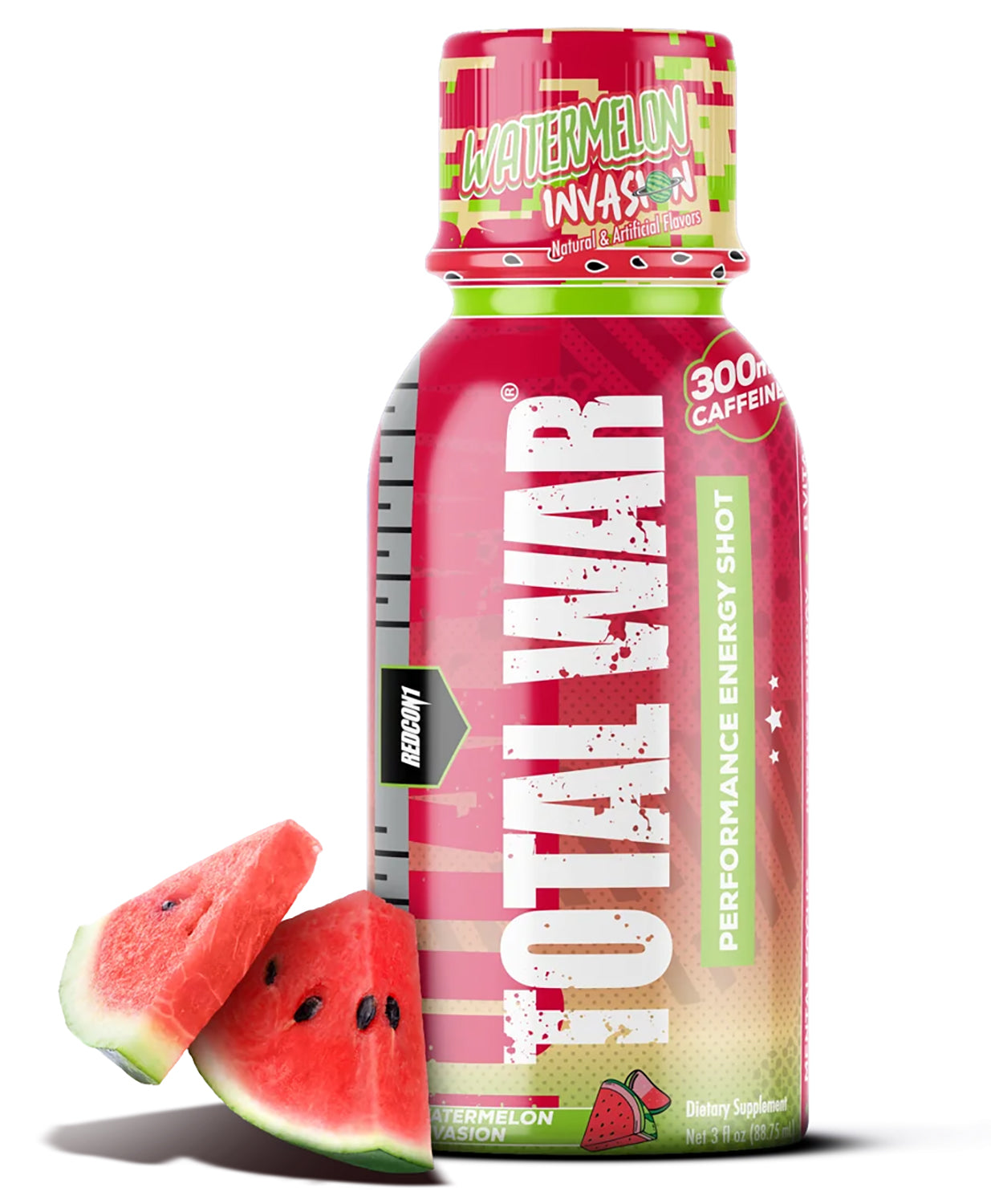 Redcon1 Total War Watermelon Invasion Pre-Workout Energy Shot 12-Pack