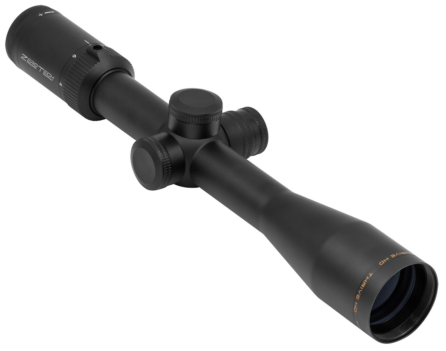ZeroTech Thrive HD 4-16x44mm Black Riflescope 30mm Tube Illuminated FFP LR Hunter Reticle