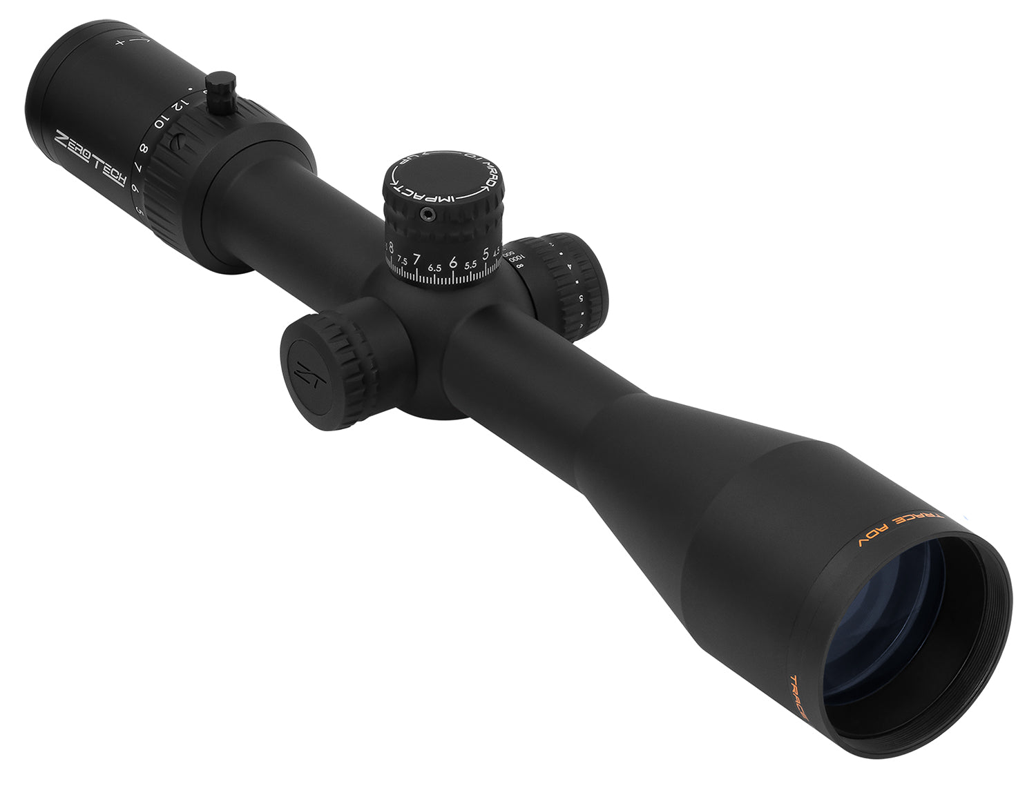 ZeroTech Trace Advanced 4-24x50mm Black Riflescope 30mm Tube Illuminated RMG FFP Reticle