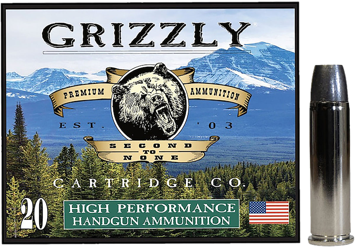 Grizzly Cartridge .357 Magnum Handgun Ammo  Wide Long Nose Gas Check Solid 200 grain 