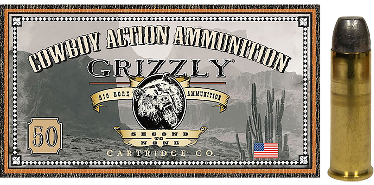 Grizzly Cartridge .44 S&W Special Handgun Ammo  Solid Lead Round Nose Solid 200 grain 