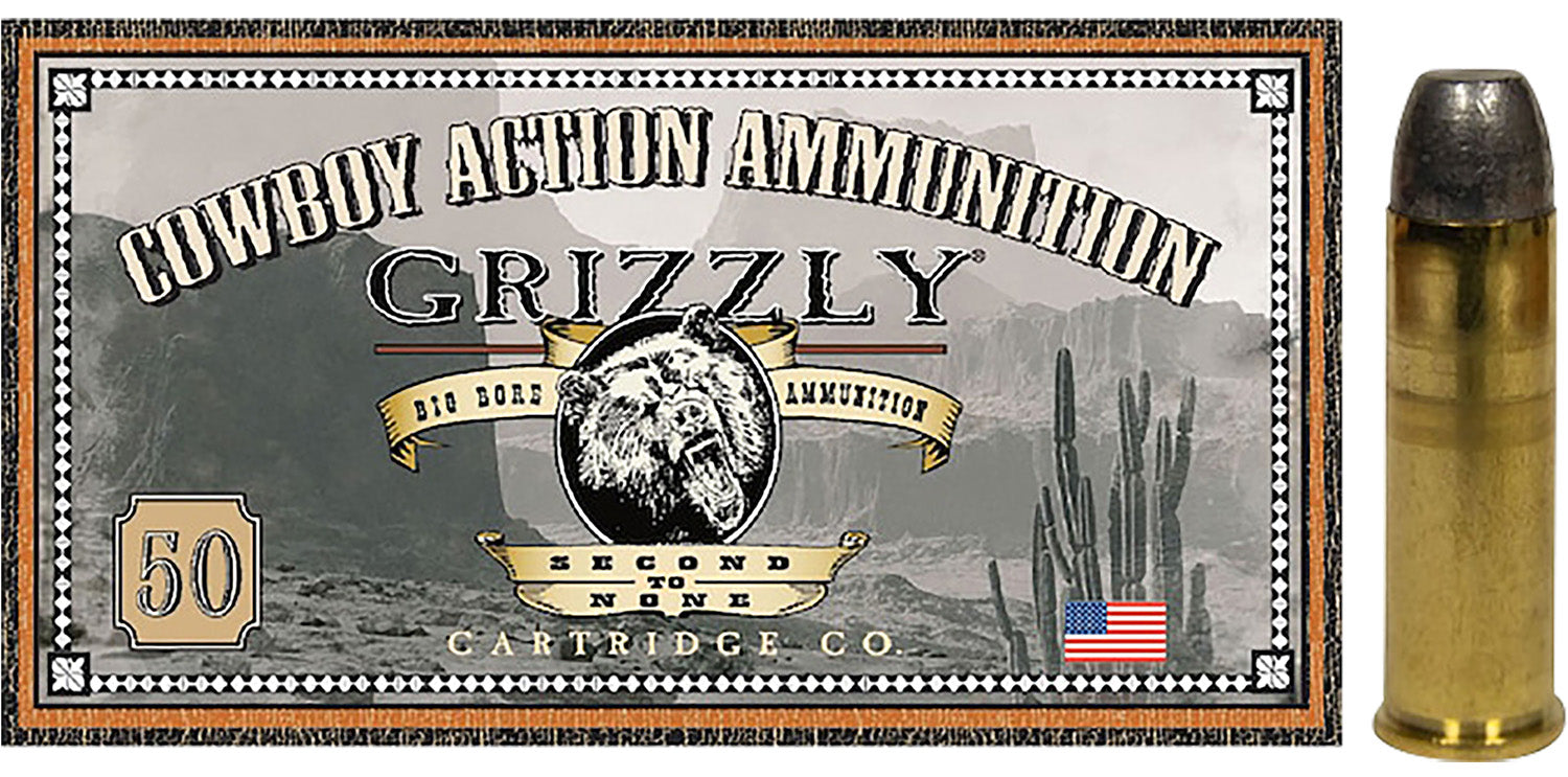 Grizzly Cartridge .44 S&W Special Handgun Ammo  Solid Lead Round Nose Solid 200 grain 